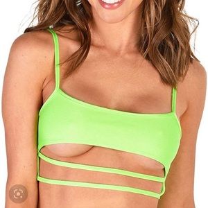 IHeartRaves Neon Underboob Top